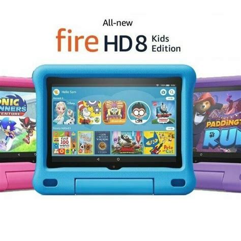 Amazon Fire Hd 8 Kids Edition 32gb Wifi Tablet With Shockproof Cover