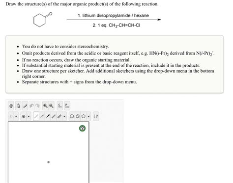 Draw The Structure S Of The Major Organic Product S Of The Following Reaction Versity Paper