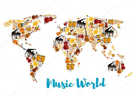 Instrumentos Musicales Que Forman El Mapa Mundial 2023