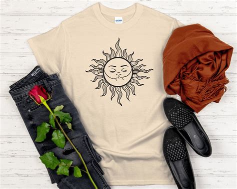 Sun And Moon T Shirt Astrology Shirt Moon Shirt Sun Shirt Etsy