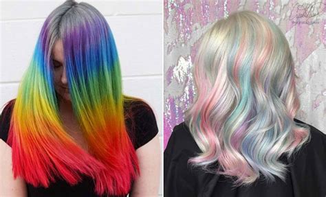 With so many colors and the bleach you can see on the hair, it is necessary for you to take care of it. 23 Rainbow Hair Ideas for a Bold Change-Up | Page 2 of 2 ...
