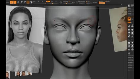 Realistic Female Face Likeness Sculpting In Zbrush