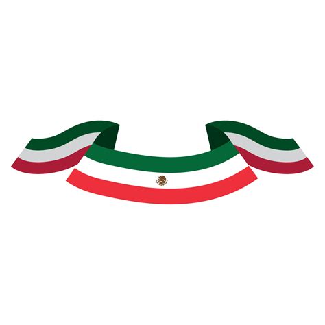 Mexican Flag Ribbon Frame Vector Art At Vecteezy