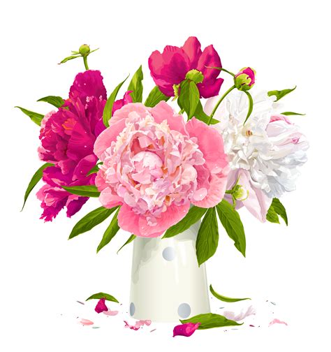 Peony Flowers Floral Clipart Peonies Clipart Flower Clipart Flower