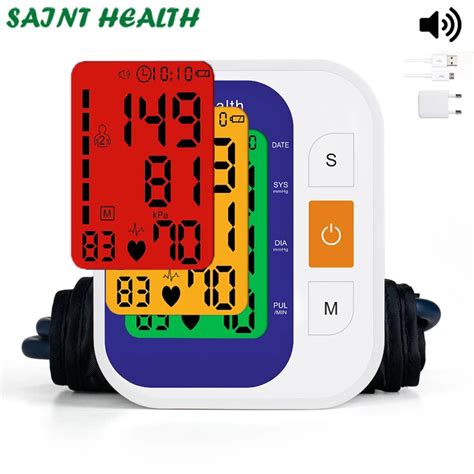 Saint Health Automatic Digital Arm Blood Pressure Monitor Heart Beat