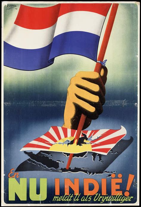 Affiche Over De Bevrijding Van Nederlands Indi Ww Propaganda Posters