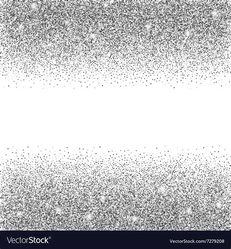 Silver Glitter Background Royalty Free Vector Image
