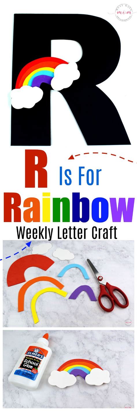 R Is For Rainbow Letter Craft For Kids Fun Weekly Letter Craft Series