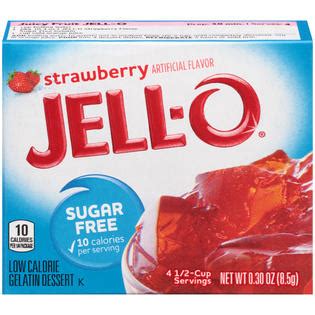 Low calorie strawberry desserrt : Jell-O Sugar Free Strawberry Low Calorie Gelatin Dessert 0.3 OZ BOX - Food & Grocery - Snacks ...
