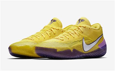 Nike Kobe Ad Nxt 360 Yellow Strike Aq1087 700 Sneakerfiles