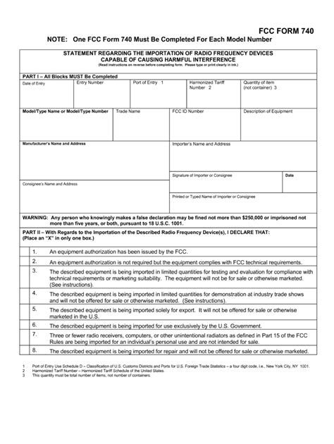 Fcc Form 740 Fillable Fill Out And Sign Online Dochub