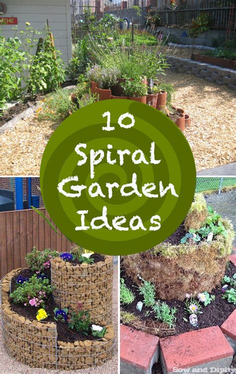 10 Spiral Garden Ideas