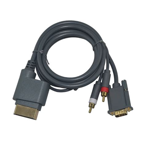 2pcs High Quality Hd Vga Av Cable Connector With Optical Output For