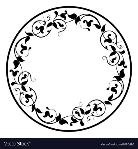 Floral Round Filigree Frame Download A Free Preview Or High Quality