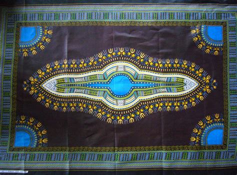 Kanga Black And Turquoise Masala Design Kg10 Out Of Africa Ts