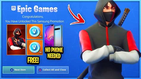 Fortnite How To Get Free Ikonik Skin Without Galaxy S10 Giveaway