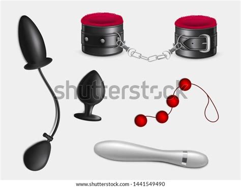Sex Toys Bondage Sexual Game Accessories Stock Vector Royalty Free