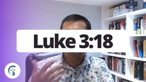 Daily Devotional Luke 318 The Threshing Floor Youtube