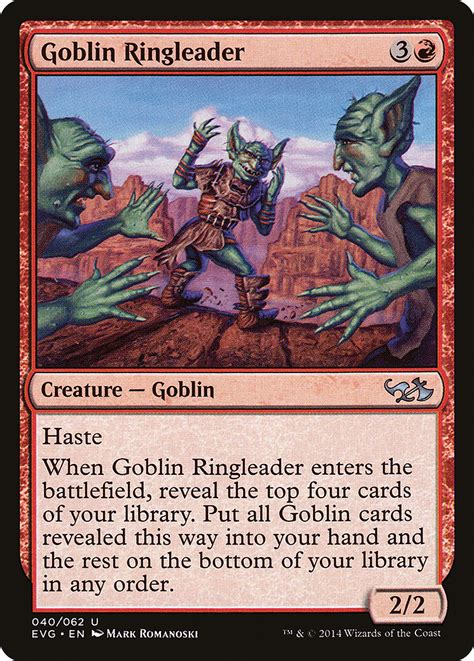 Goblin Ringleader · Duel Decks Anthology Elves Vs Goblins Evg 40