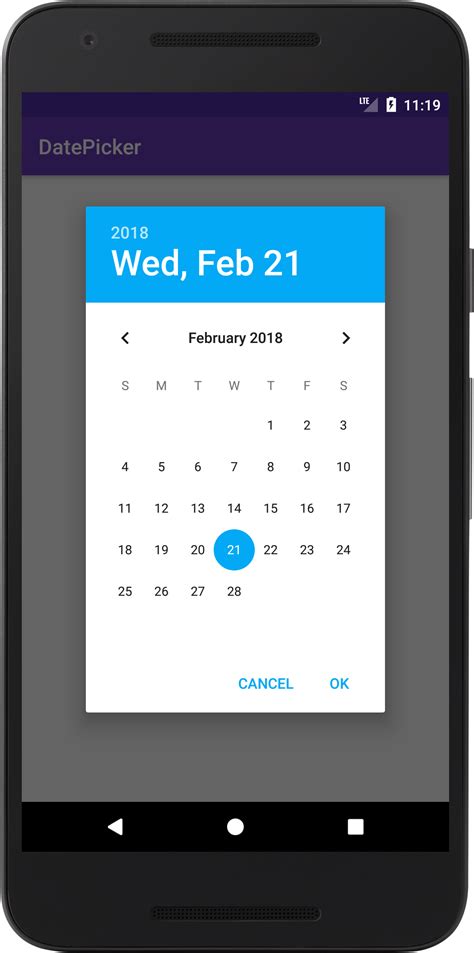 Android Datepicker Using Datepickerdialog With Button Coding Demos