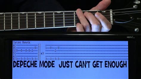 Depeche Mode Just Cant Get Enough Guitar Chords Lesson And Tab Tutorial