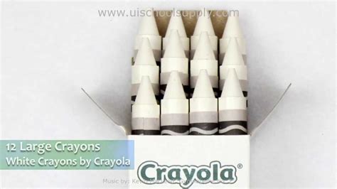 12 Large White Crayons By Crayola 52 0033053 Youtube