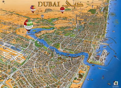 Map Of Dubai Uae