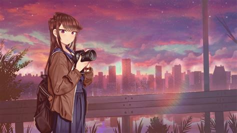 Komi San Wa Comyushou Desu Anime Cityscape 4k Hd Anime 4k Wallpapers