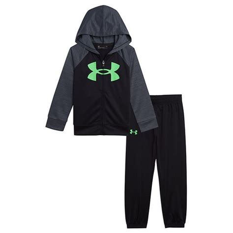 Boys 4 7 Under Armour Twist Big Logo Hoodie And Pants Set