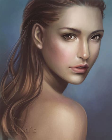 Face By Leejun On Deviantart Digital Painting Portrait Fantasy