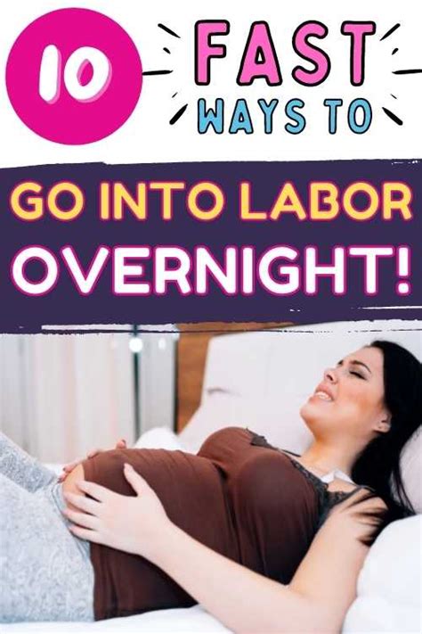 10 of the quickest ways to go into labor tonight