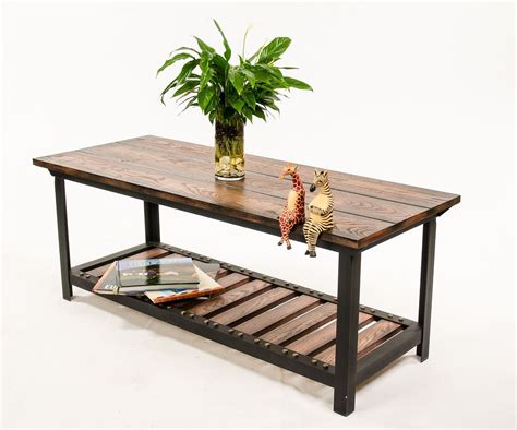 A well made coffee table is the perfect companion for lazy sunday mornings and late night repartee. Custom Made Vintage Industrial Style Coffee Table by ...