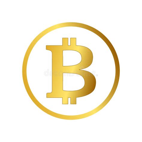 Bitcoin Icon Cryptocurrency Emblem Web And Internet Money Logo