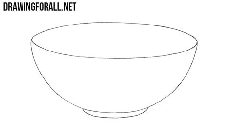 How To Draw A Bowl