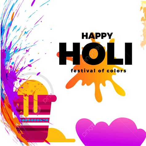 Happy Holi Poster Vector Hd Images Happy Holi Lettering Woman