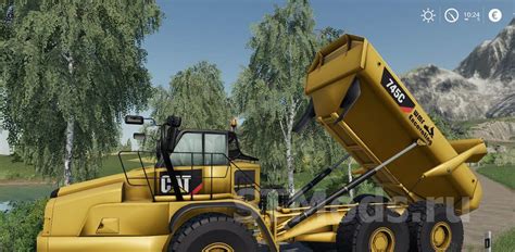 Скачать мод Caterpillar 745c версия 01 для Farming Simulator 2019 V15х