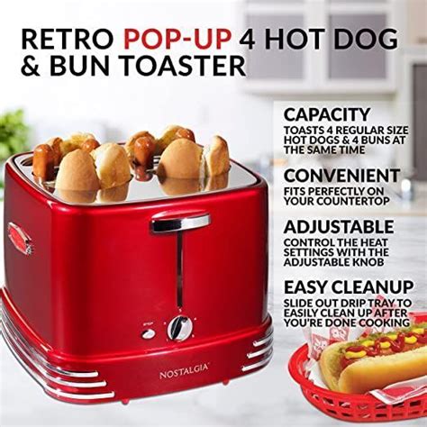 Great Tasting Hot Dogs Toasts Up To 4 Delicious Regular Size Or Extra