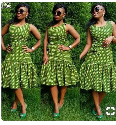 Top Green Shweshwe Dresses For 2018 Reny Styles Shweshwe Dresses African Fashion African