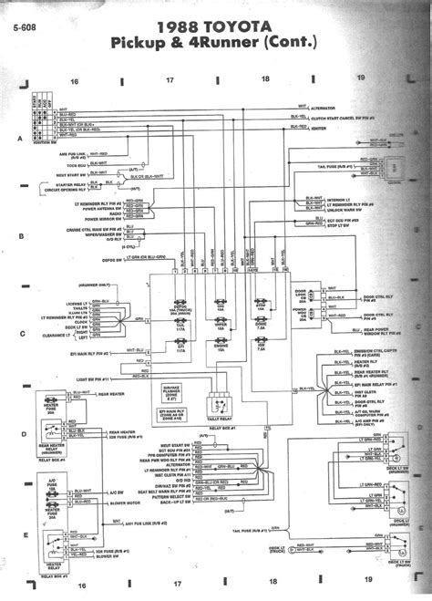 1997 toyota 4runner fuel pump circuit diagram