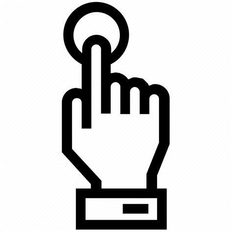 Click Cursor Finger Hand Pointer Touch Web Icon Download On
