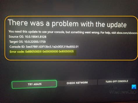 Xbox Update Error Code X B D X X