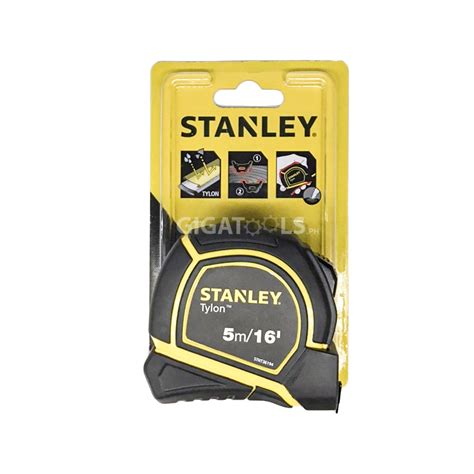 Stanley Tylon Bi Material Steel Tape Measure 3m 5m 8m Gigatools