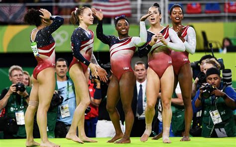 Rio Olympics 2016 Womens Team Gymnastics Final Simone Biles Leads Usa To Gold In Crushing Victory