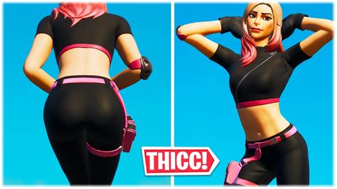 FINALLY AVAILABLE THICC ATHLEISURE ASSASIN SKIN SHOWS HER PERFECT WITH DANCES EMOTES