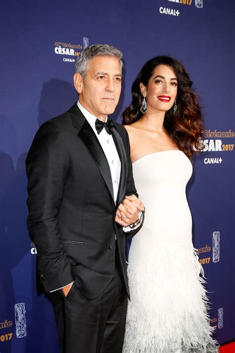 George And Amal Clooney At Cesar Awards In First Photos Since