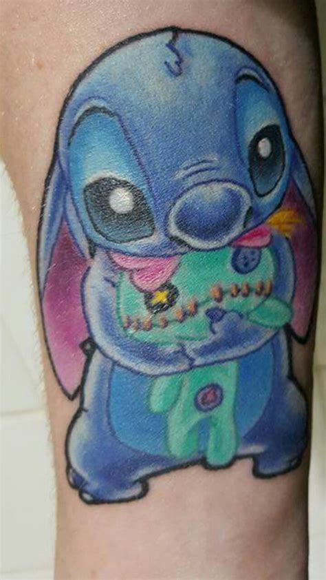 Stitch And Scrump Tattoo Disney Sleeve Tattoos Disney