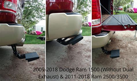 Bestop 7530615 Rear Mount Trekstep For 2009 2018 Dodge Ram 1500