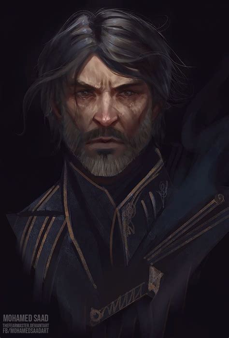 Corvo Attano Sketch By Thefearmaster On Deviantart Dishonored