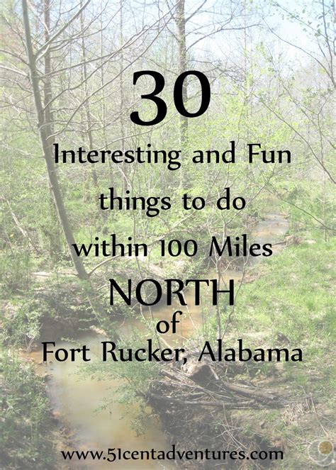 51 Cent Adventures 100 Things To Do Within 100 Miles Of Fort Rucker