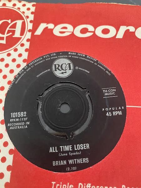 Brian Withers All Time Loser 1964 Vinyl Discogs